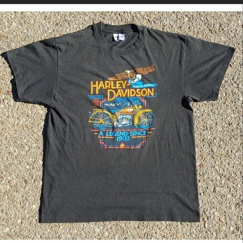 Vtg 1986 Harley Davidson Ocean City MD Made in USA M